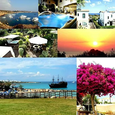 Sunnyvillas: 4br Private Pool+jacuzzi+sauna וילה פרוטאראס